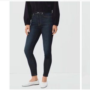 Everlane | The Authentic Stretch High-Rise Skinny Jean | Deep Indigo | Size 27 T